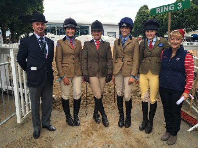 Me (right) with my Great British team mates