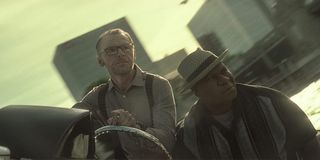 Simon Pegg and Ving Rhames in Mission: Impossible Fallout