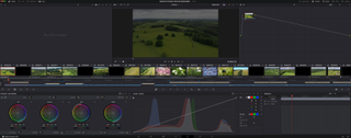 A screenshot from DaVinci Resolve 19