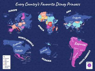 most popular disney princess
