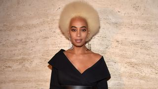 Solange Knowles with a statement afro