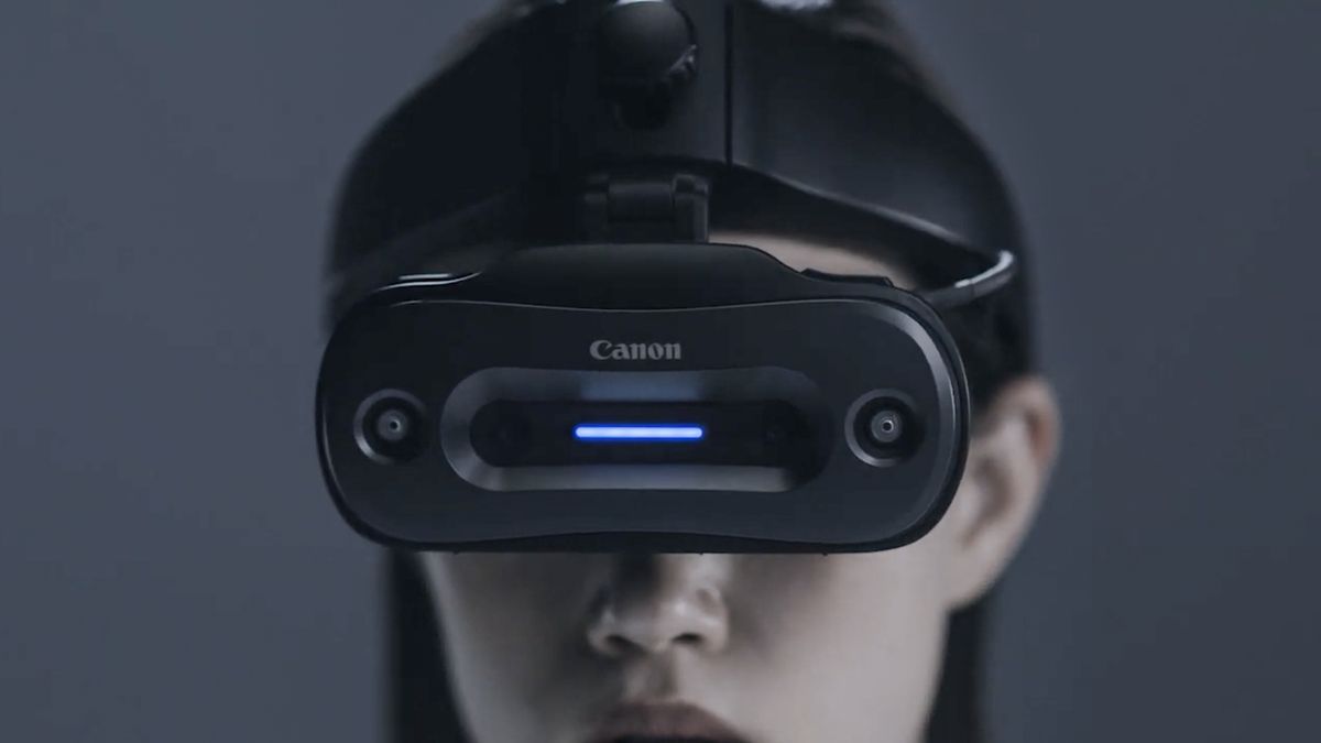 Canon MReal S1 Canon goes cyberpunk! $38,500 mixed reality headset launches in February