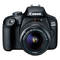 Canon EOS 4000D + EF-S 18-55mm lens: £239.99 (was £369.99)