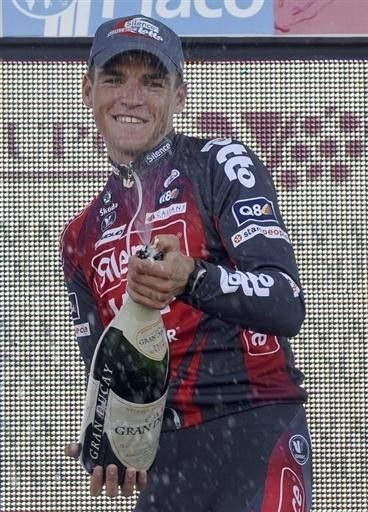 Champage is just part of the spoils for the winner.