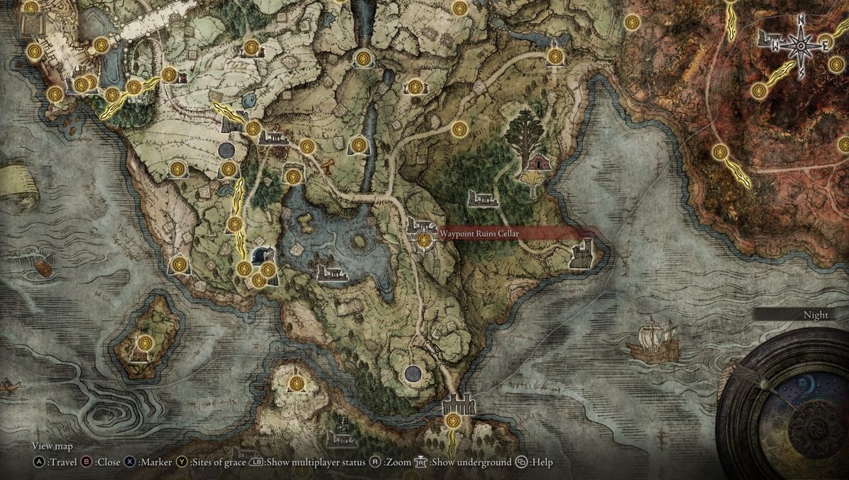 Elden Ring Waypoint Ruins