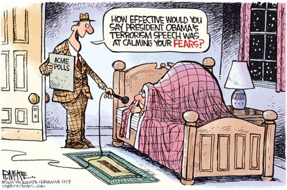 Obama cartoon U.S. Terrorism Speech
