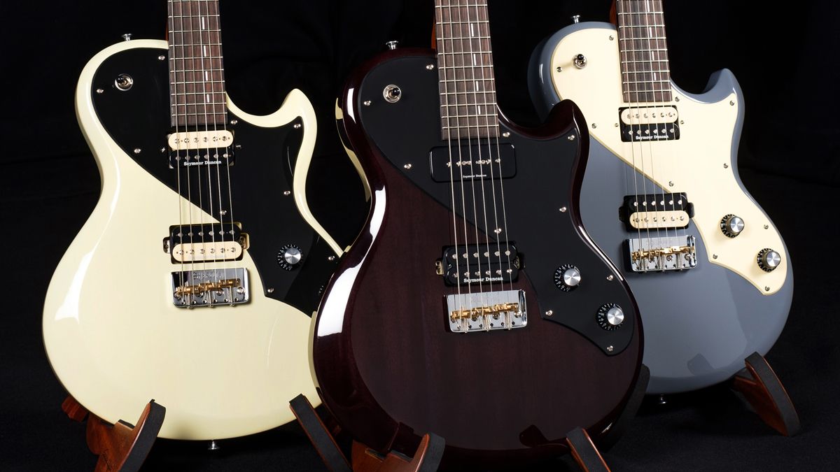 Three Shergold Provocateur electric guitars