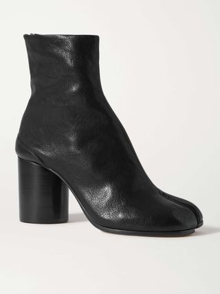 Tabi Split-Toe Leather Ankle Boots