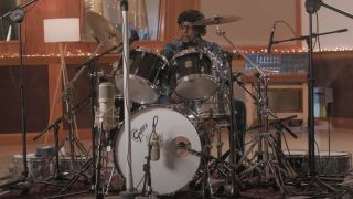 Funk drummer James Gadson in Studio 606