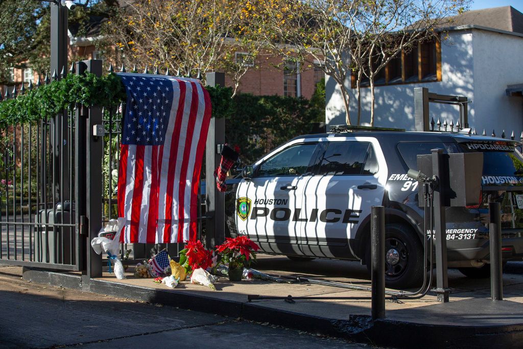 A Houston Police car.