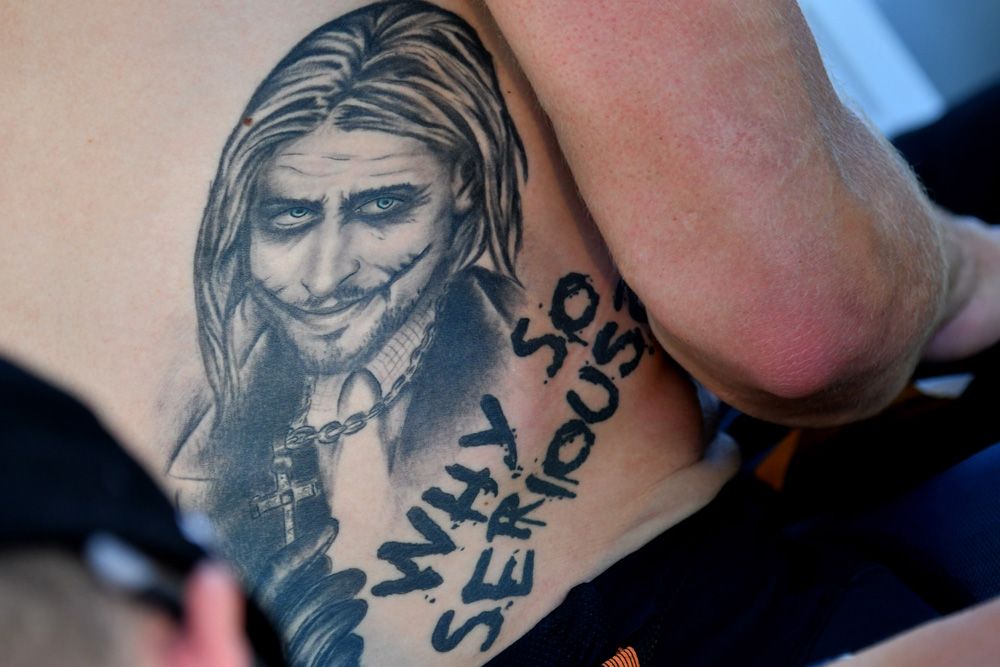 Peter Sagan has a tattoo