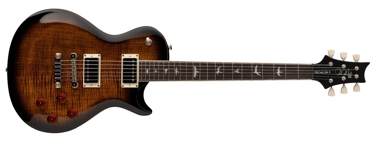 PRS's SE McCarty 594 Singlecut Black Gold Burst model
