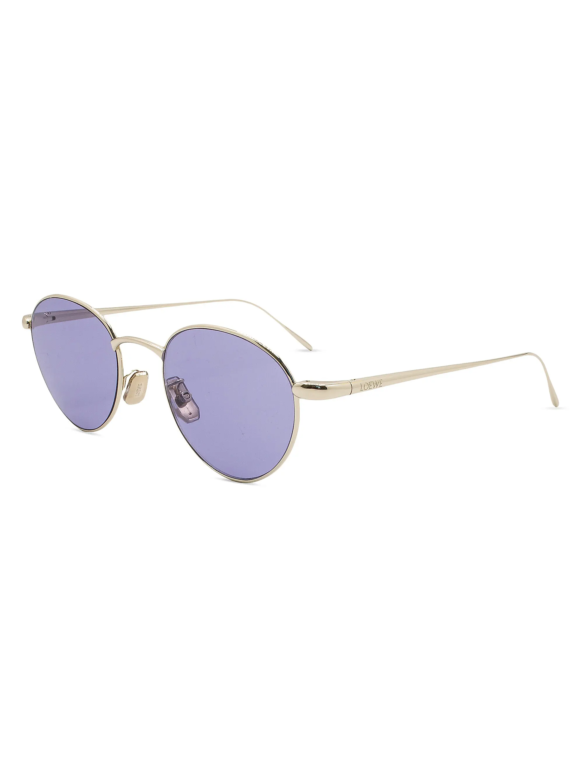 Slim 49mm Round Sunglasses