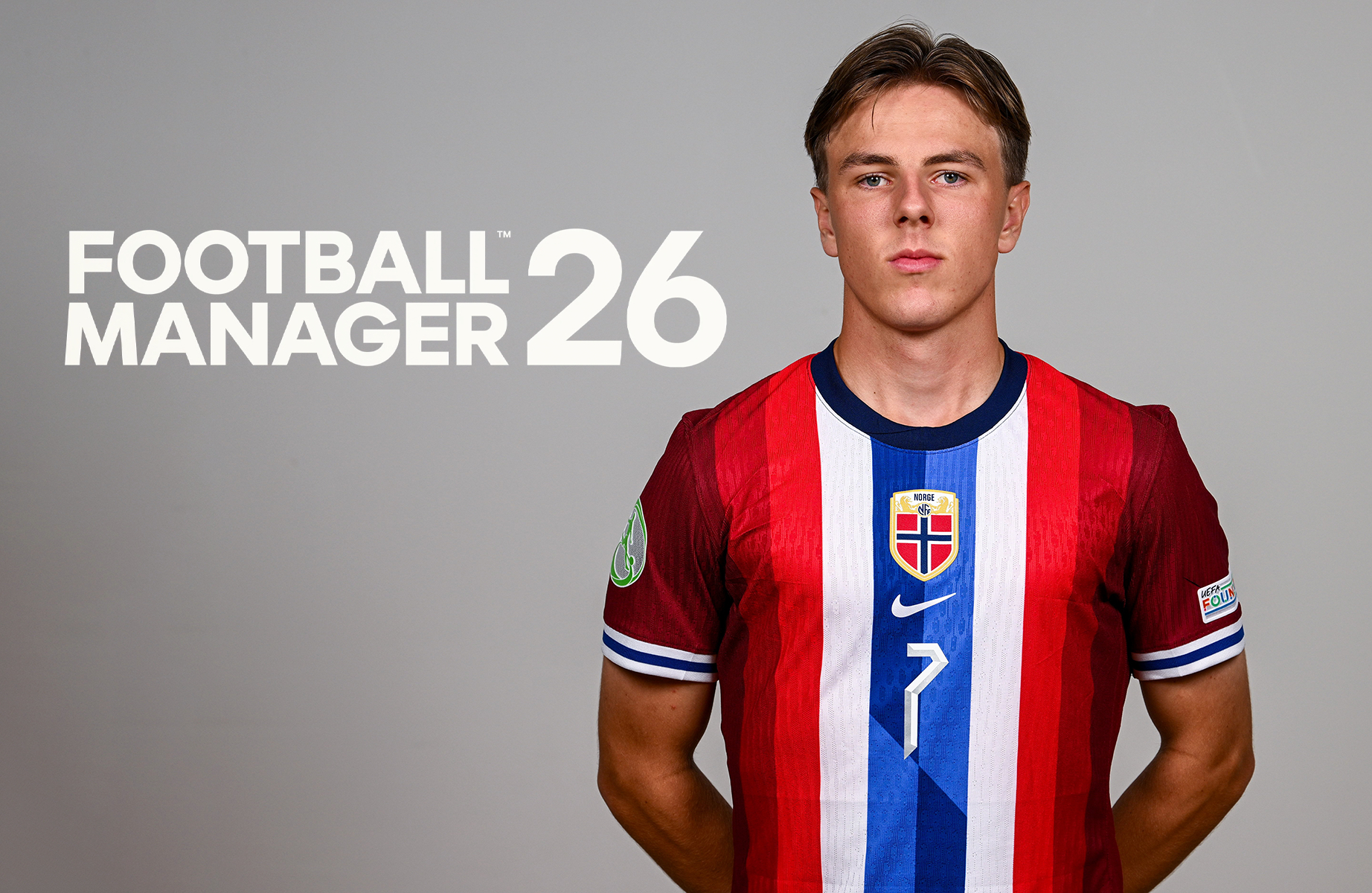 Football Manager 26 wonderkids: The 10 best hidden gems in the game: Julian Gonstad during a Norway squad portrait session at the UEFA European Under-19 Championship 2024 finals tournament on July 13, 2024 in Belfast, Northern Ireland.