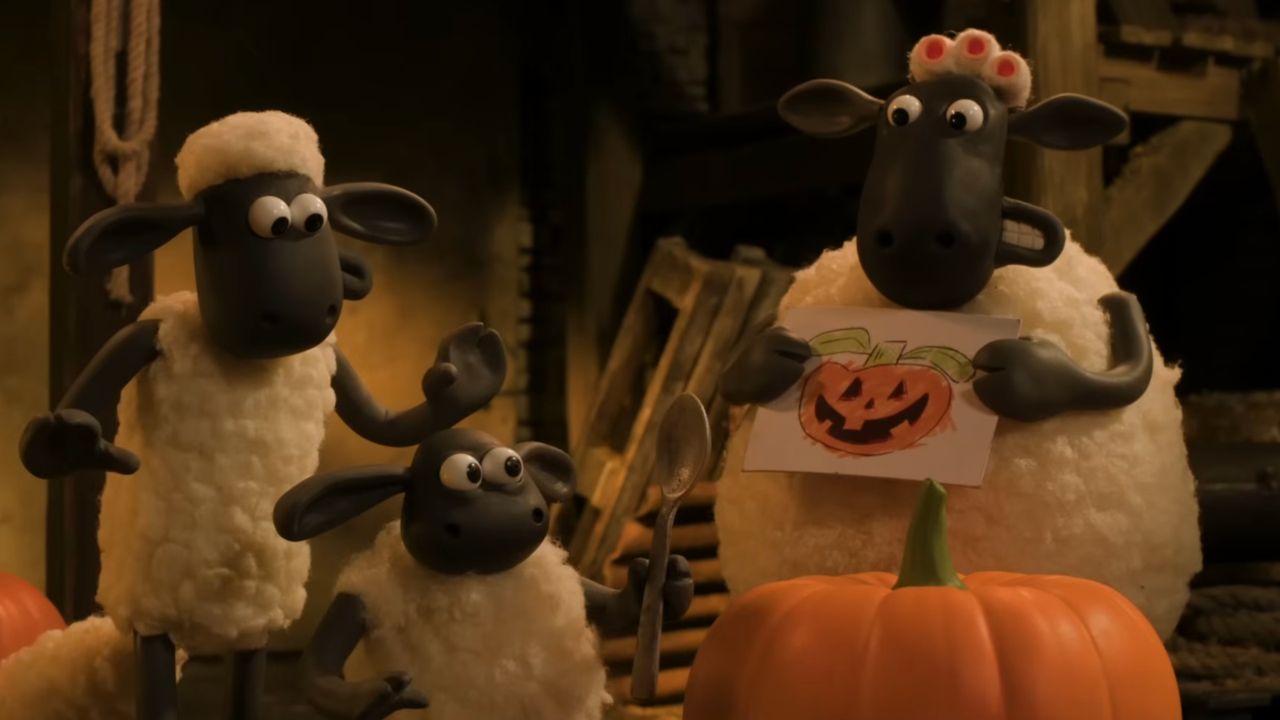 Shaun the Sheep races against the clock to save Halloween in new trailer for the next movie from the studio behind Wallace and Gromit