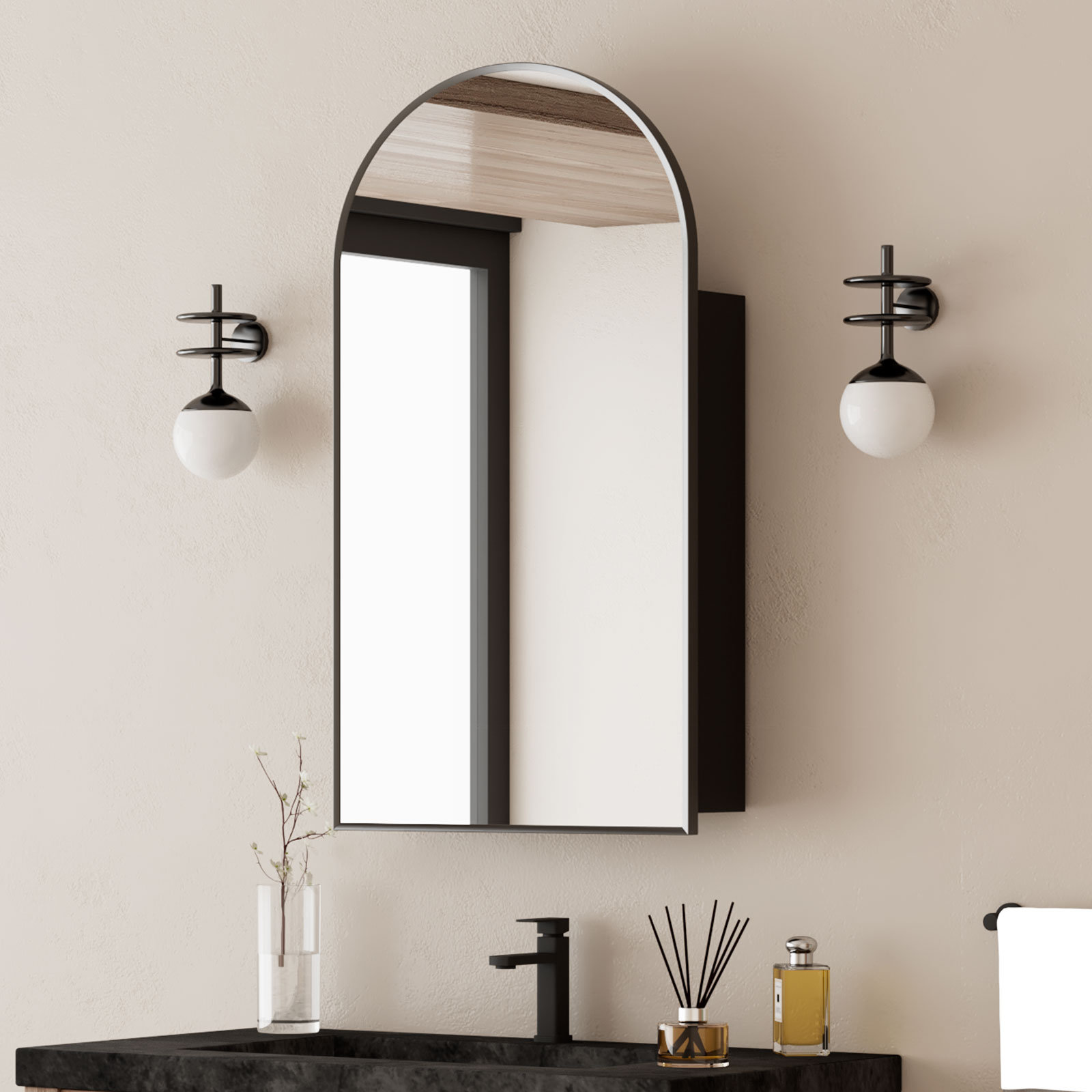 Raygen W H Frameless Medicine Cabinet Mirror 3 Fixed