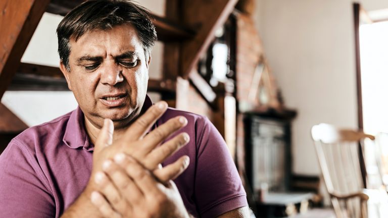 Man using the best supplements for joints