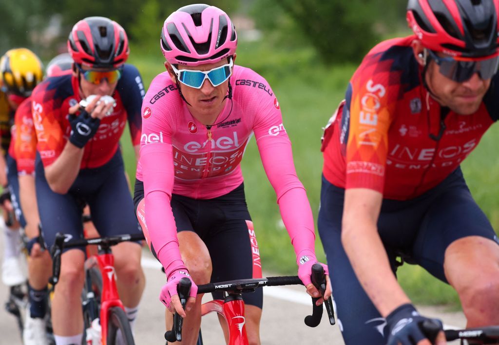 Geraint Thomas (Ineos Grenadiers) on stage 12 at the Giro d&#039;Italia