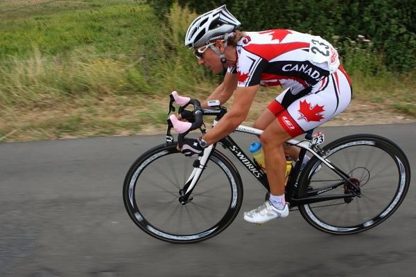 The prize for combativity was won by Anne Samplonius (Canada), who was away on her own for most of the stage. She was only caught in the closing kilometre.