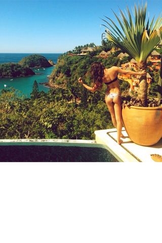 Lea Michele Unwinds In Mexico