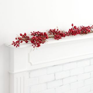 Red Faux Berries Garland