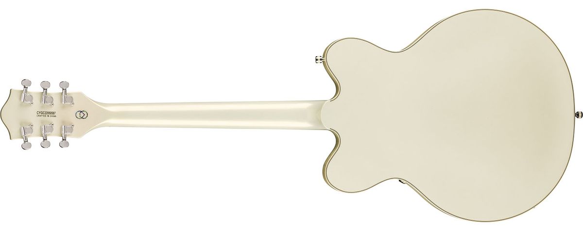 G5422T-140 140th Double Platinum Hollow Body w/Bigsby on Two-Tone Pearl Platinum over Stone Platinum