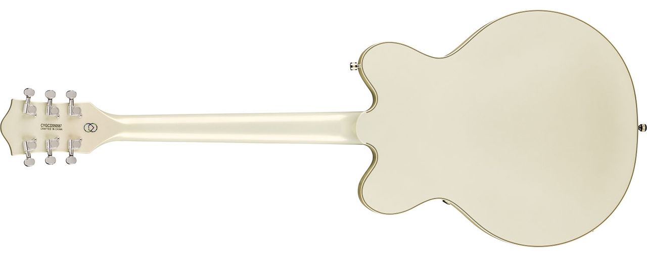 G5422T-140 140th Double Platinum Hollow Body w/Bigsby on Two-Tone Pearl Platinum over Stone Platinum