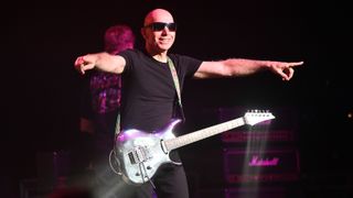 Joe Satriani performs onstage during the Experience Hendrix concert at City National Grove of Anaheim on October 09, 2019 in Anaheim, California. 