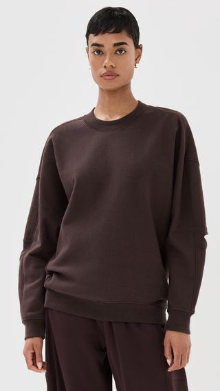 Cocoon Crew Neck Sweatshirt