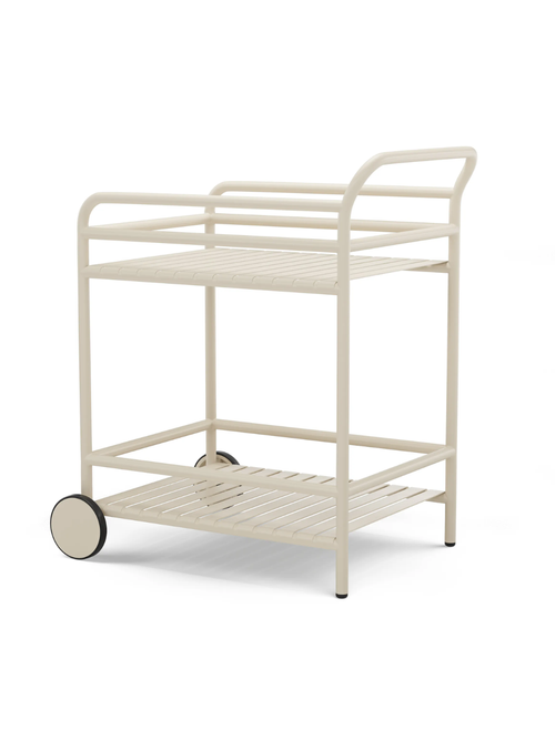 Sarek Outdoor Bar Cart - Taupe