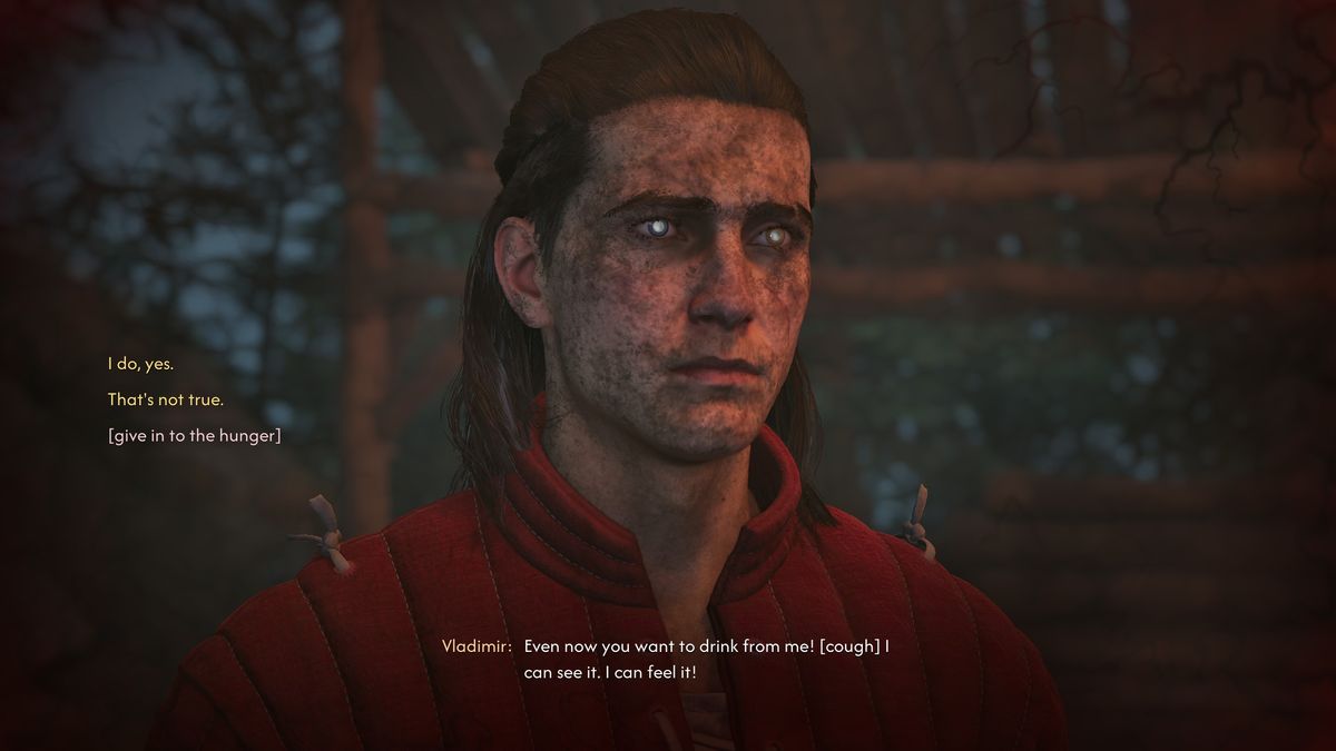 Blood of Dawnwalker save Vlad - Choosing not to feed