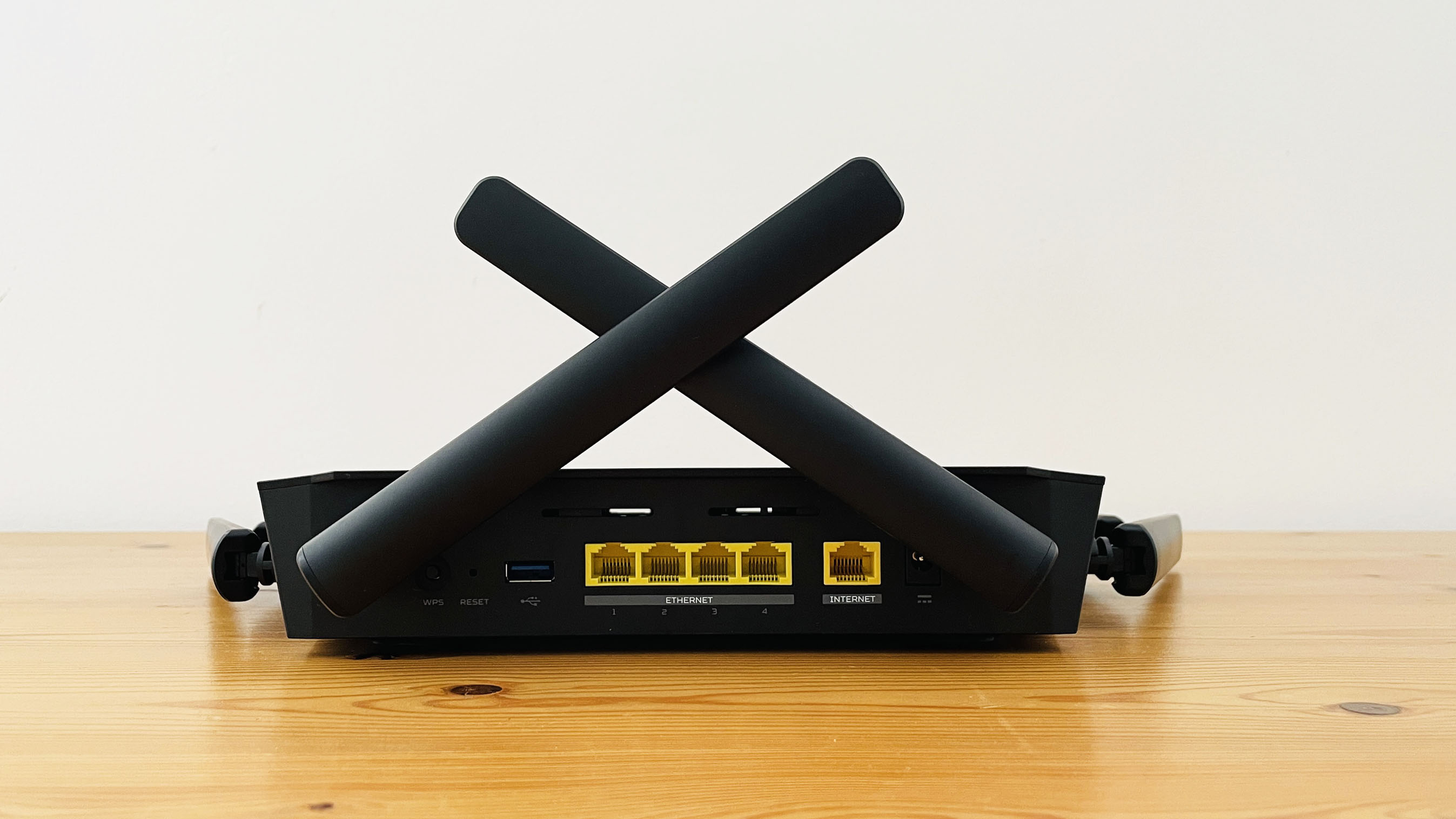 Acer Predator Connect W6x on a wooden table