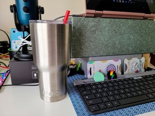 RTIC Tumbler at my standing desk