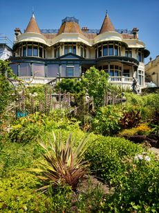 Fig 1: The bow-windowed exterior of the Russell Coates Museum, photographed by Paul Highnam for Country Life. ©Country Life