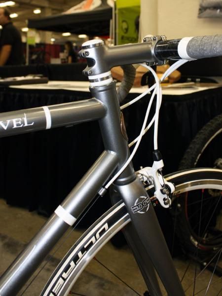 While the rear end of the Form Revel is polished, the front end is painted a subtle grey.