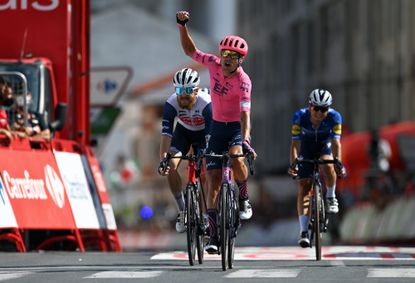 Magnus Cort wins stage 19 of the 2021 Vuelta a España