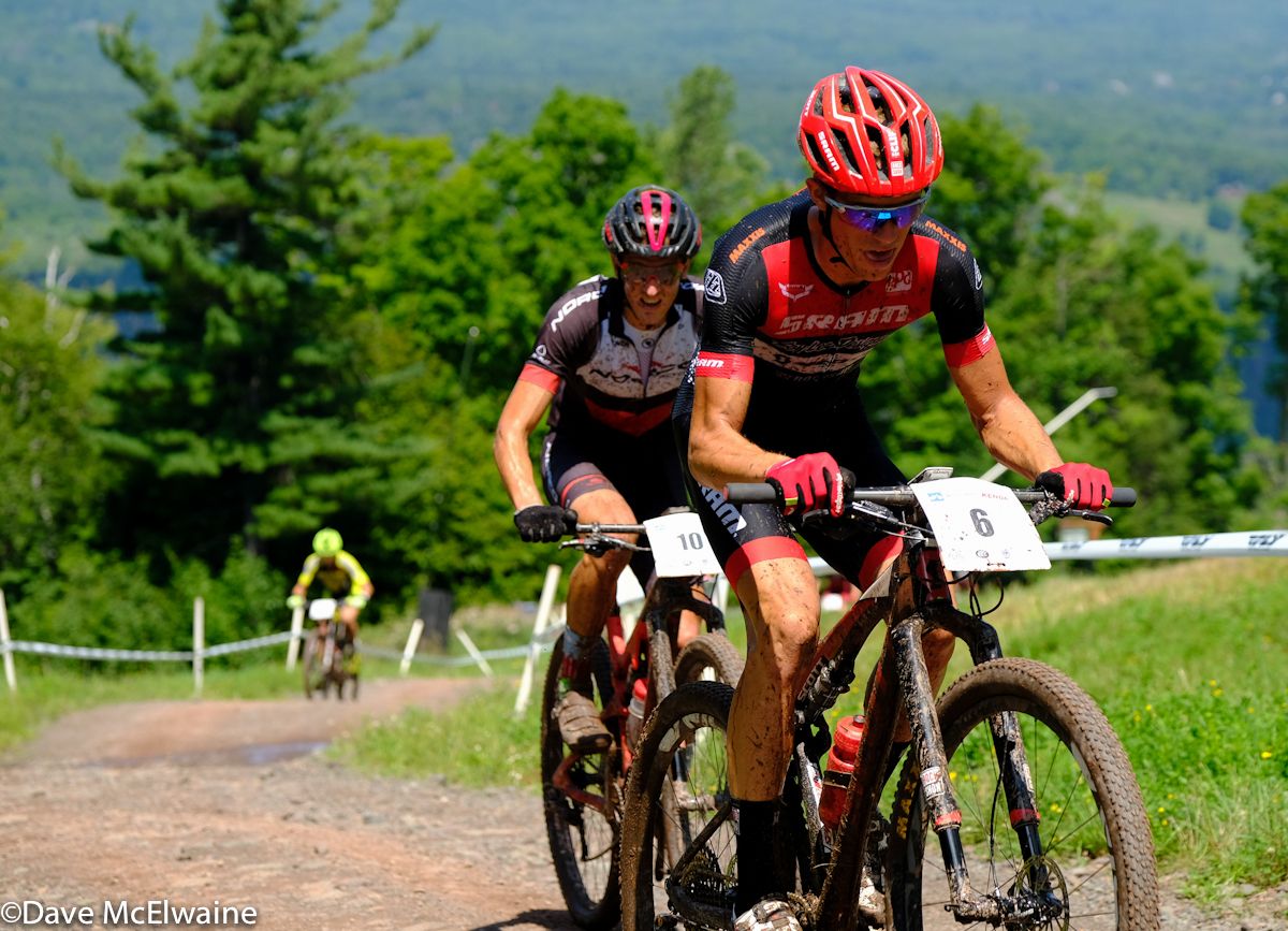 Russell Finsterwald (SRAM TLD Scott) looked good on all the climbs