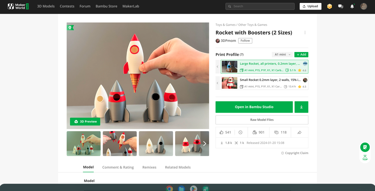 MakerWorld screenshots
