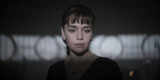 Emilia Clarke as Qi'ra in Solo: A Star Wars Story