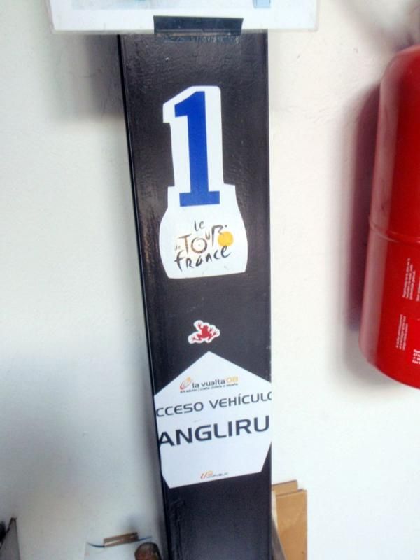 Reminders of the places the team's been and races won