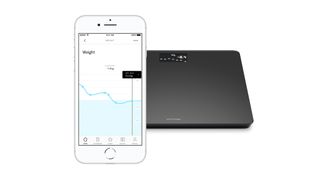 Withings Body review: the scale shown with app