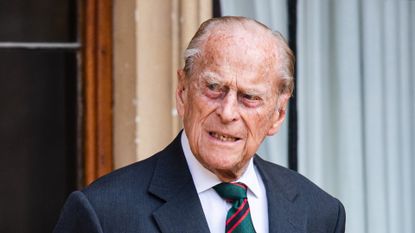 Prince Philip, Duke of Edinburgh during the transfer of the Colonel-in-Chief of The Rifles at Windsor Castle on July 22, 2020 in Windsor, England