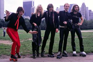 Judas Priest in New York on roller skates, August 1979