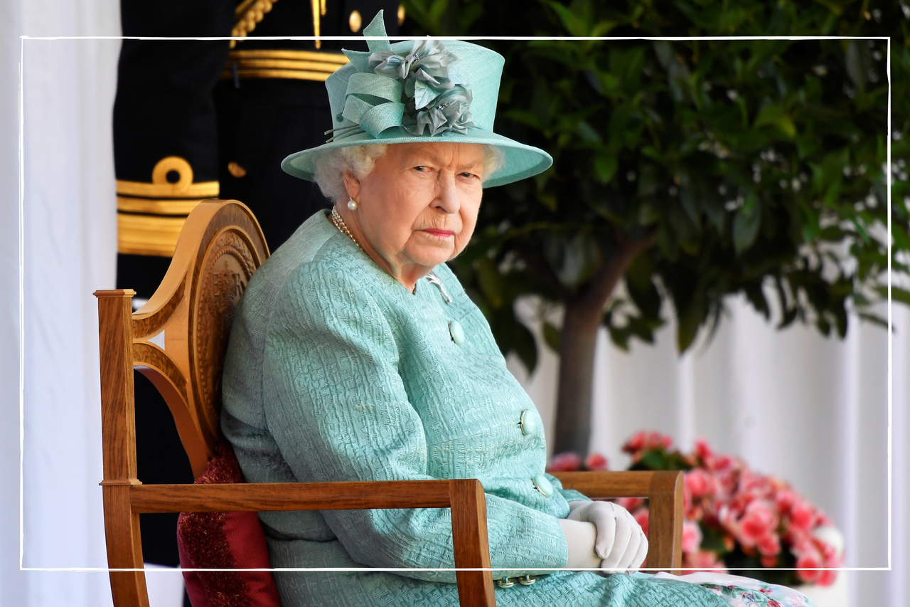 a close up of Queen Elizabeth II