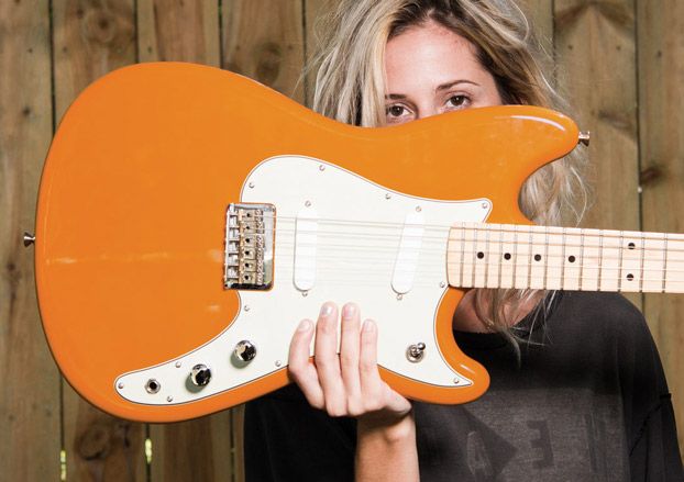 fender duo sonic orange