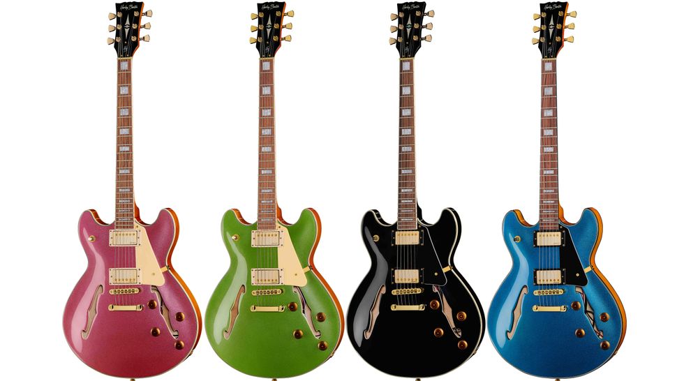 Harley Benton’s HB35Plus semihollow guitar is now available in 4 new