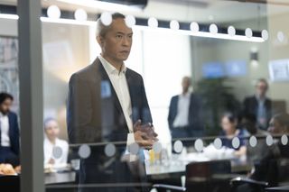 Ken Leung is back as reinstated boss Eric.