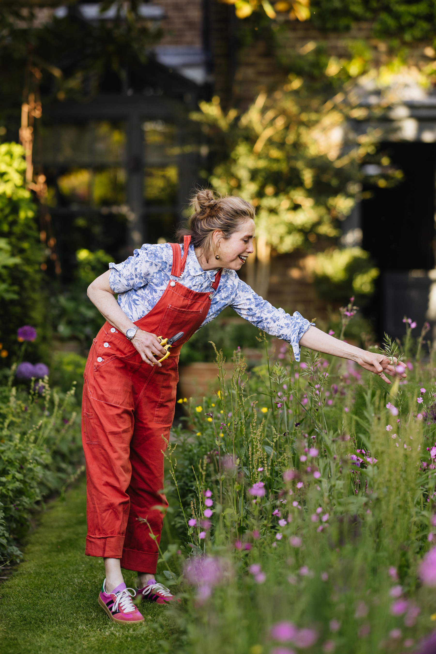 Garden designer Butter Wakefield at her London home