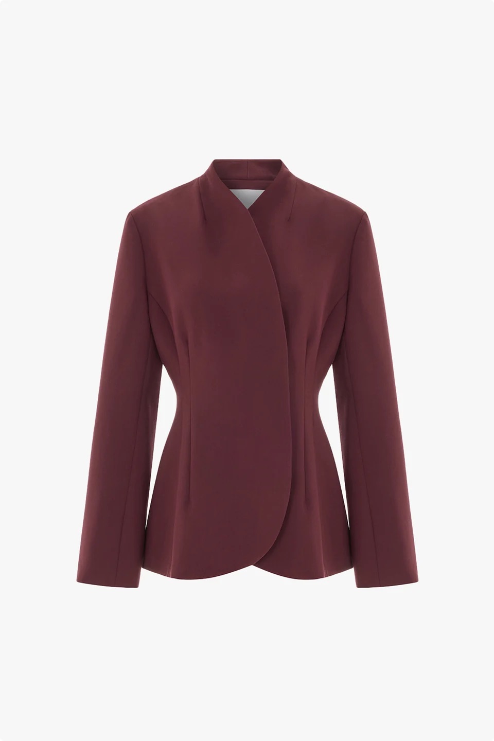 Aligne daphne double breasted jacket plum
