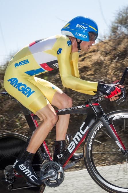 Tejay van Garderen (BMC) on his way to victory in the San Jose time trial at the Tour of California